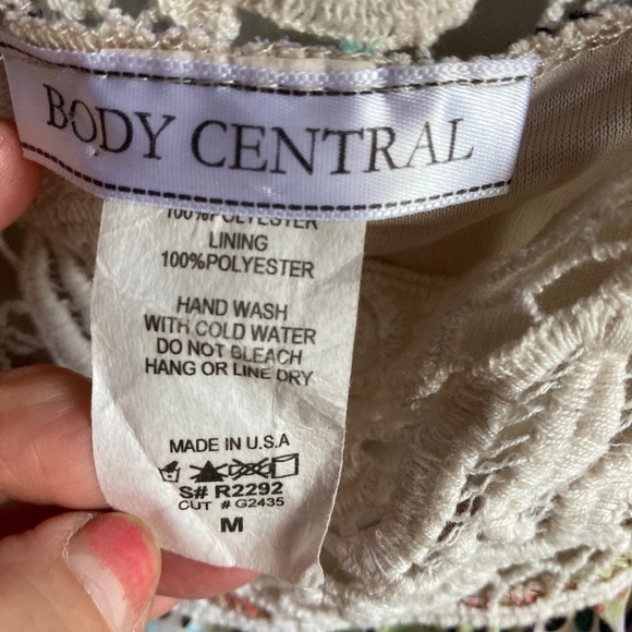 Body central lined summer dress size m - Picture 3 of 3